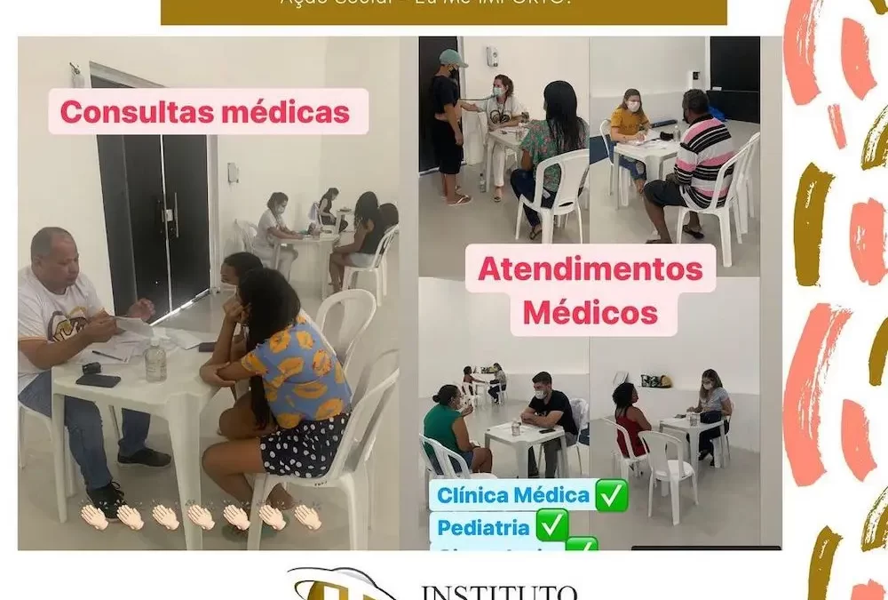 Ação do projeto EU ME IMPORTO realizado em dezembro na Igreja Batista Filadélfia